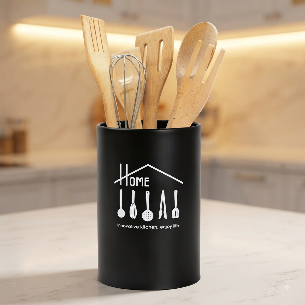 Metallic Spoon Holder
