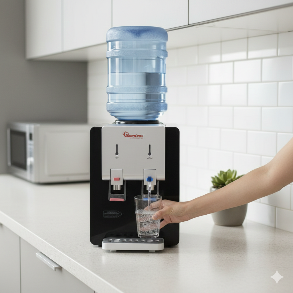 Ramtons Hot & Normal Water Dispenser Black – RM/699 – GEM HOME