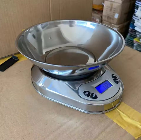 Stainless steel digital kitchen scale