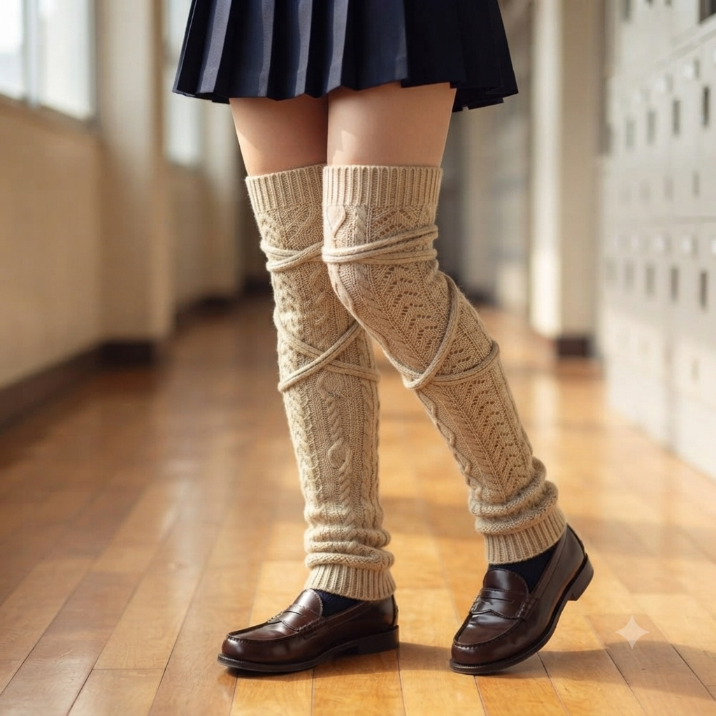 Knit Long Leg Warmers