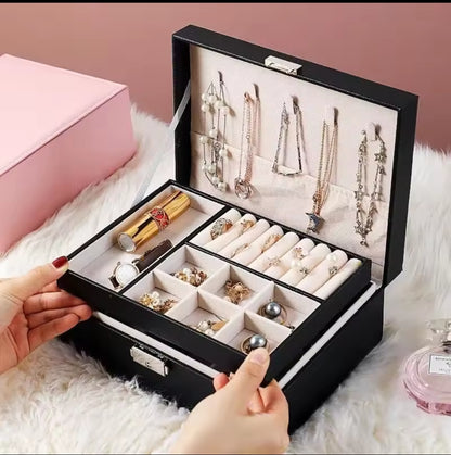 Jewelry storage box organizer