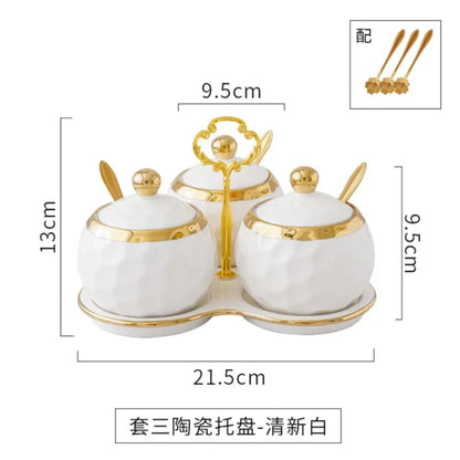 Ceramic Household Kitchen seasoning jars