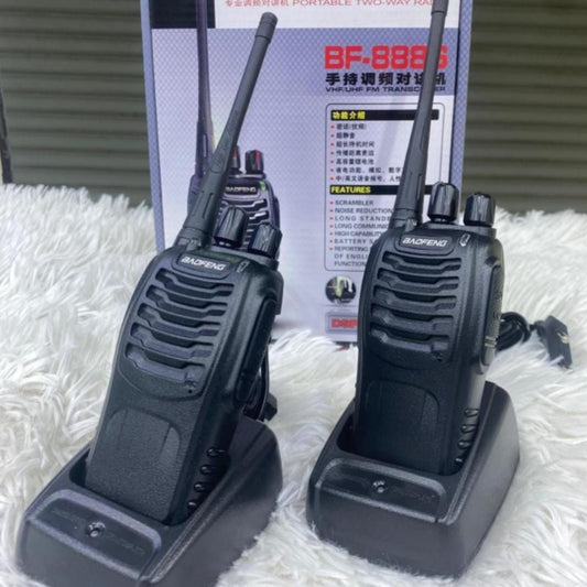 Two way walkie talkie pair