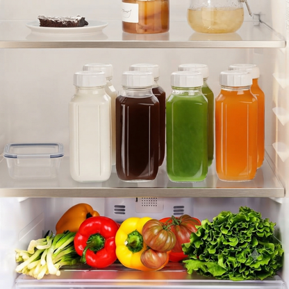 4 Pcs Reusable Glass Bottles
