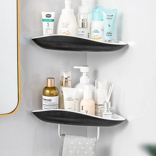Corner bathroom organizer caddies