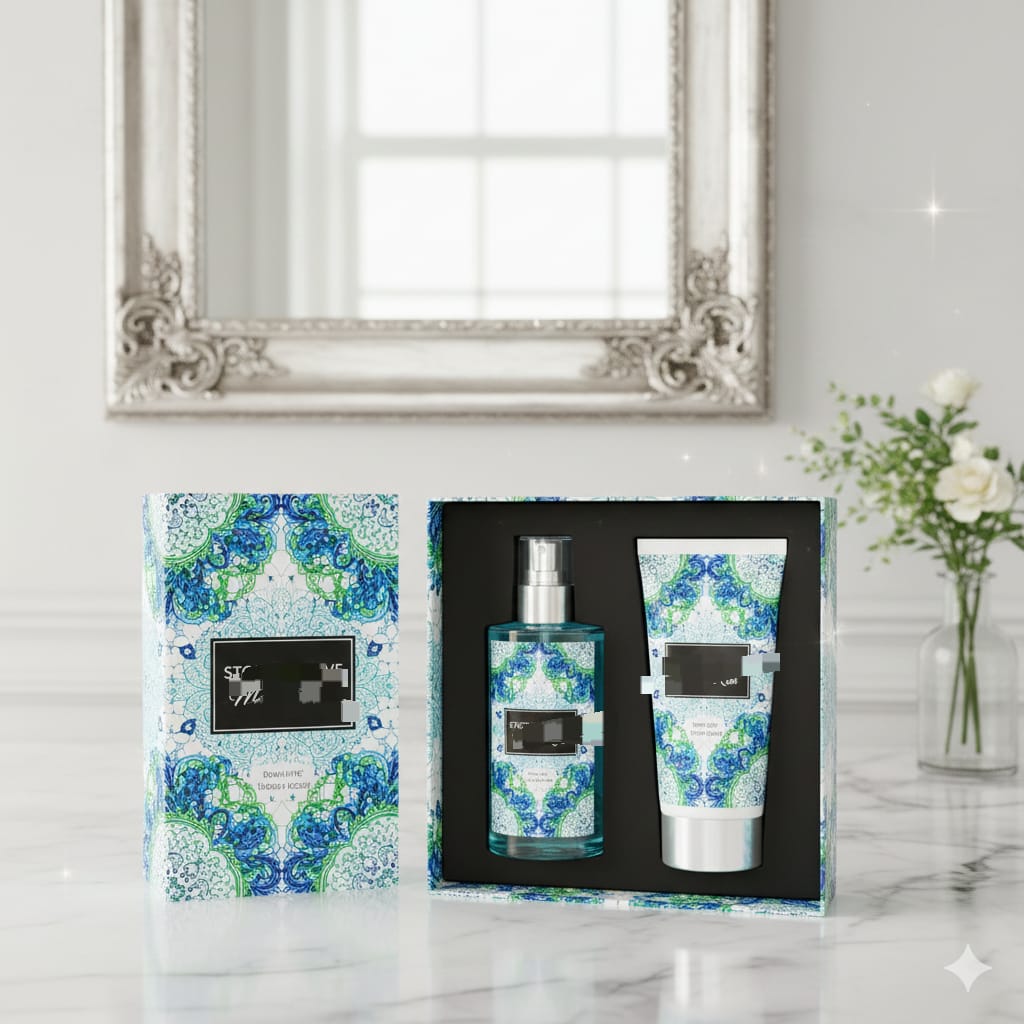 Ladies Perfumed  Body mist + Perfumed Body lotion Set