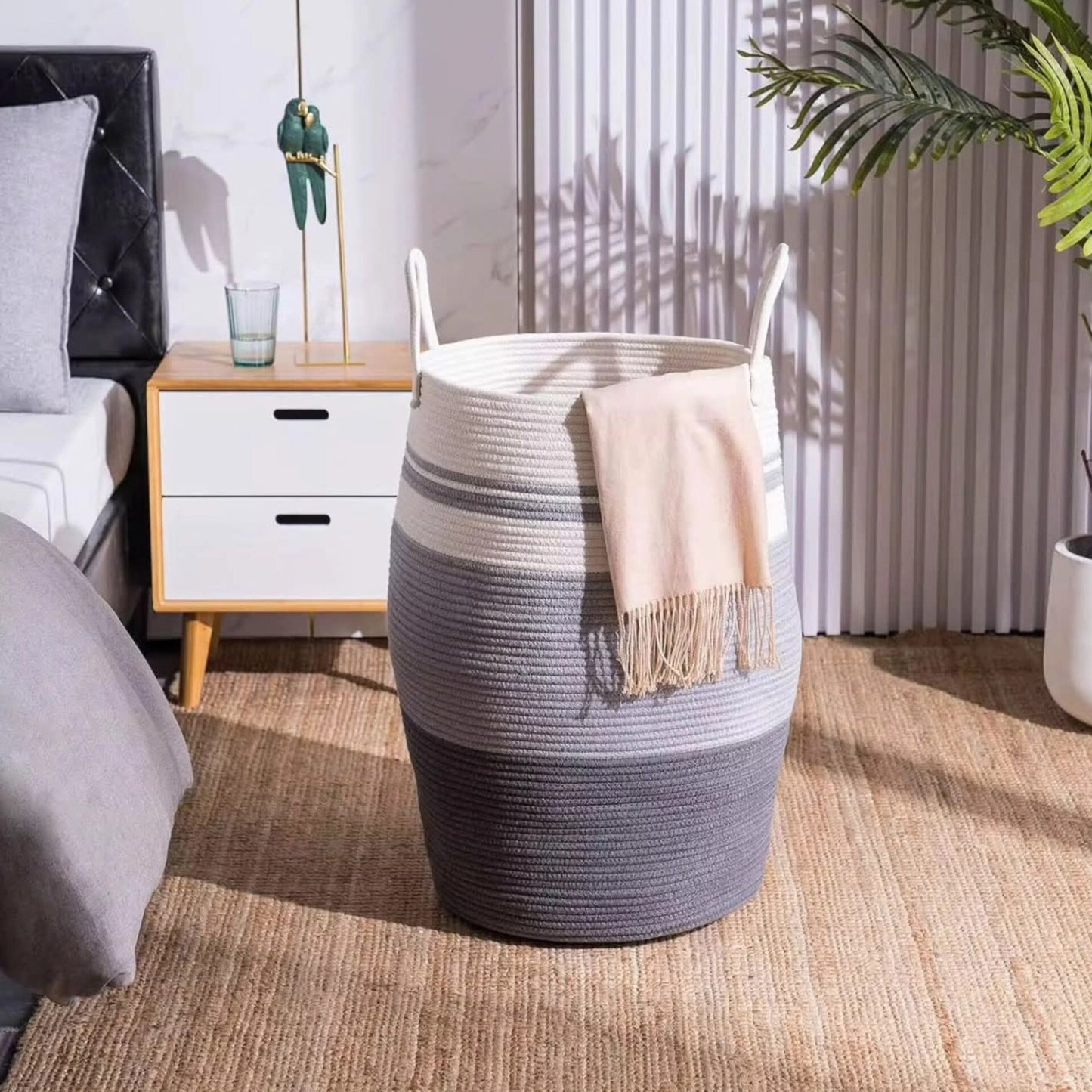 Cotton rope basket