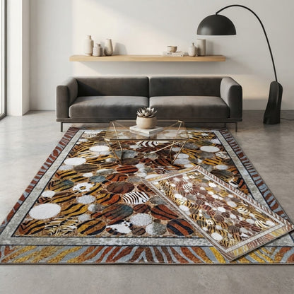 5*8 HD Carpet Set with Matching Door Mat