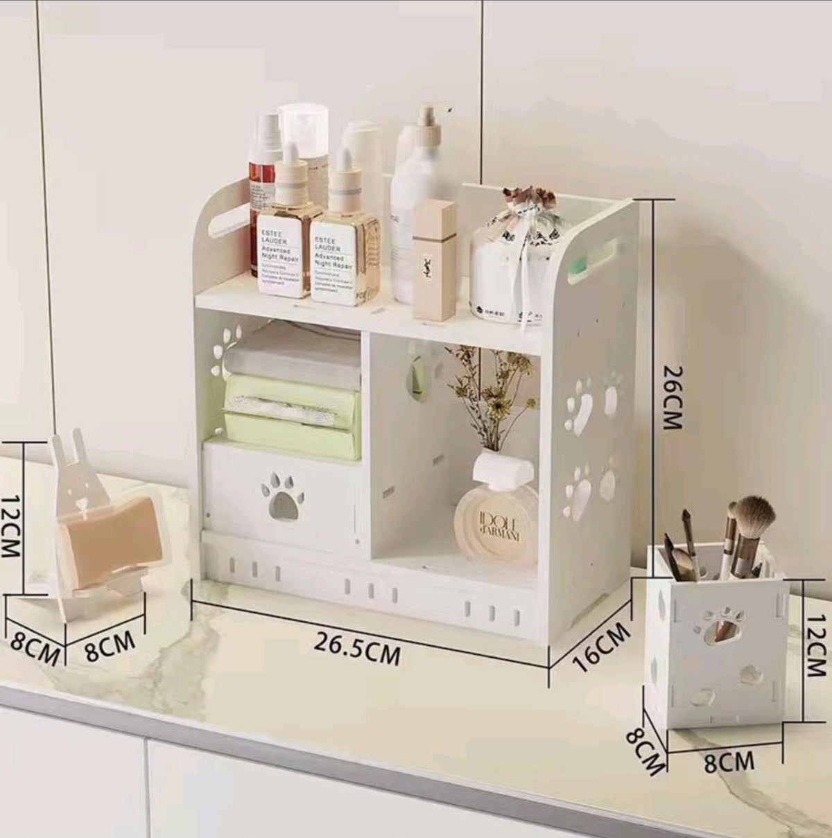 White Wooden Desktop Storage Cabinet In Nairobi 
