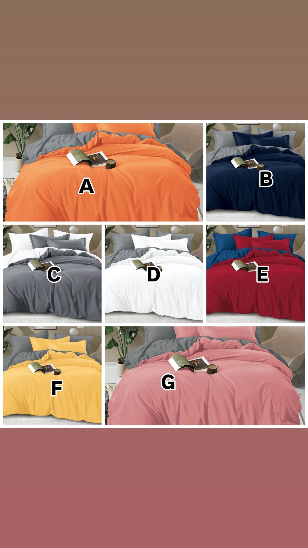 Double sided duvet cover
