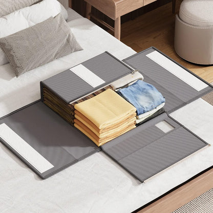 Fabric closet storage organizer box