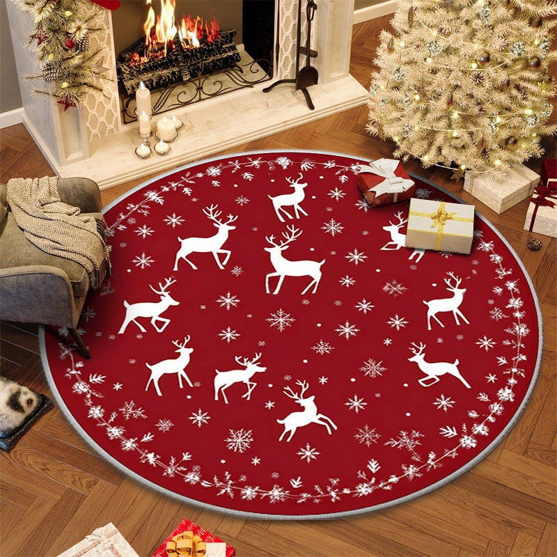 100cm Christmas Circular Anti Slip Carpet