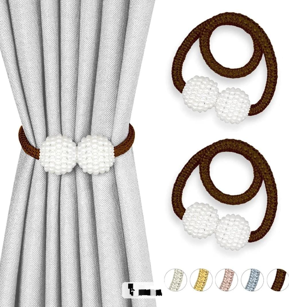 Magnetic Pearl Curtain Holders