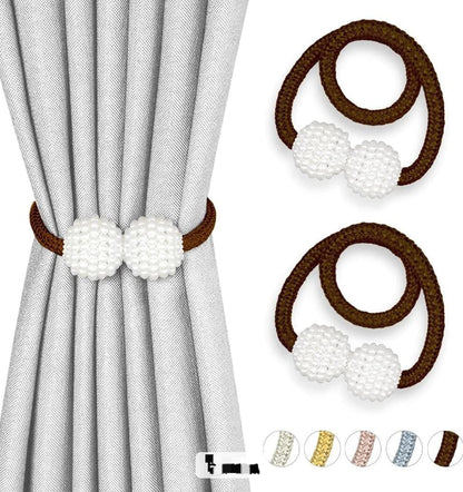 Magnetic Pearl Curtain Holders