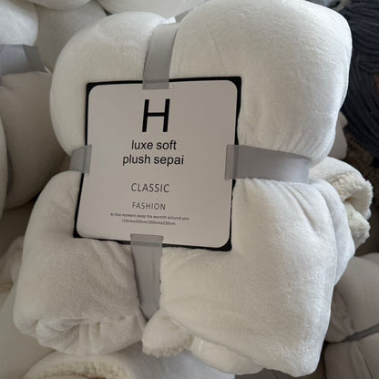 Sherpa fleece blanket