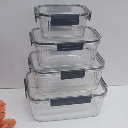 Transparent Airtight Pantry Storage Boxes