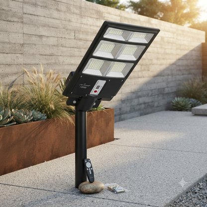 Double Sided Solar Streetlights