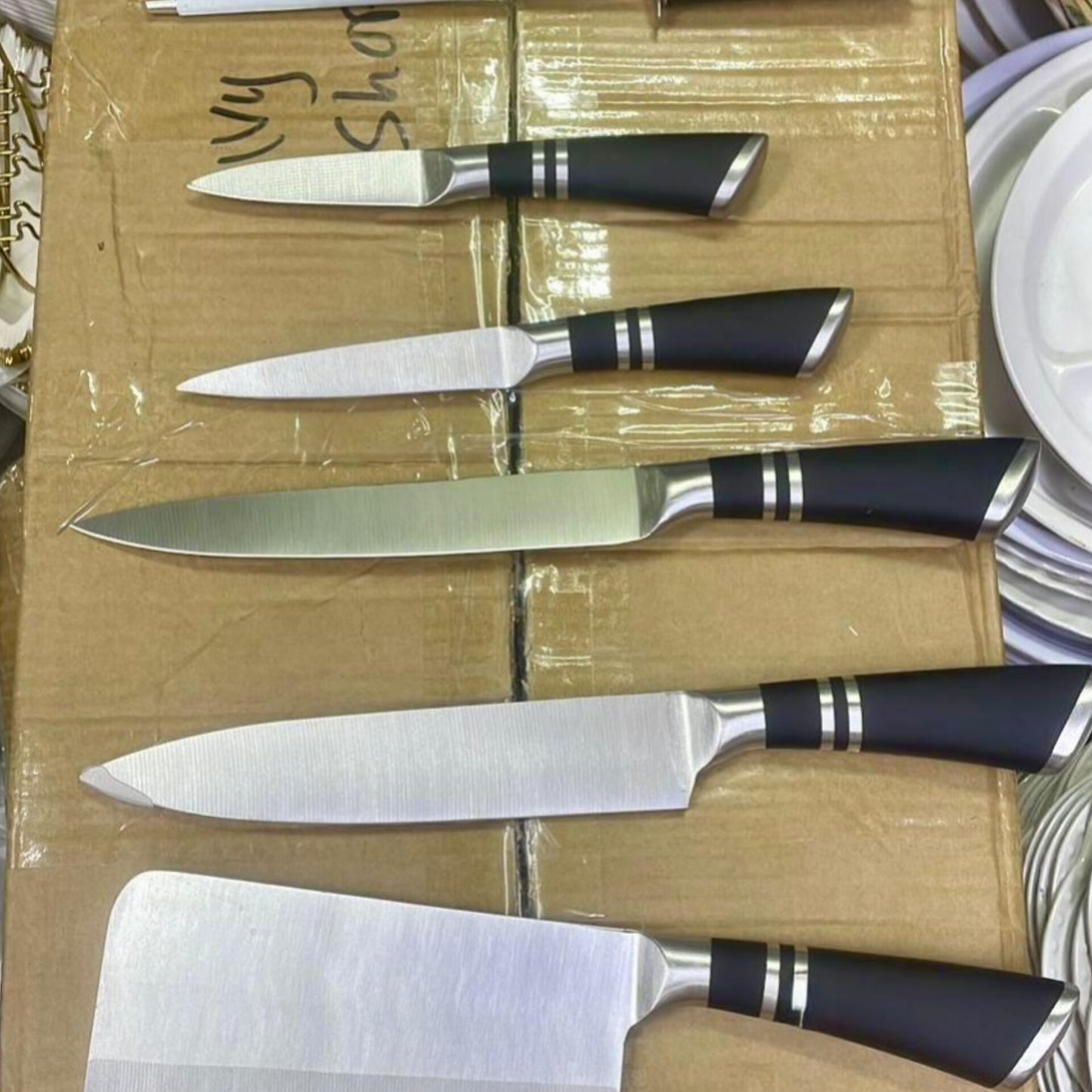 8-in-1 Stainless Steel Knife Set