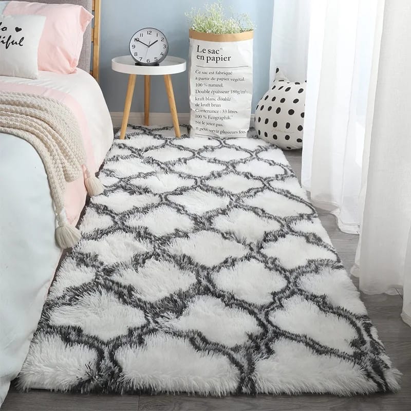 4*6 fluffy bedside carpets