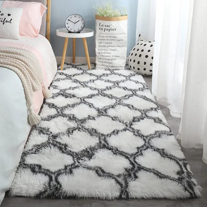 4*6 fluffy bedside carpets