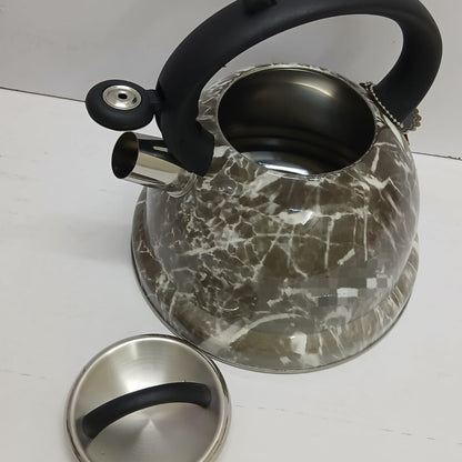 3.5L Marble Stainless Steel Whistling Kettle