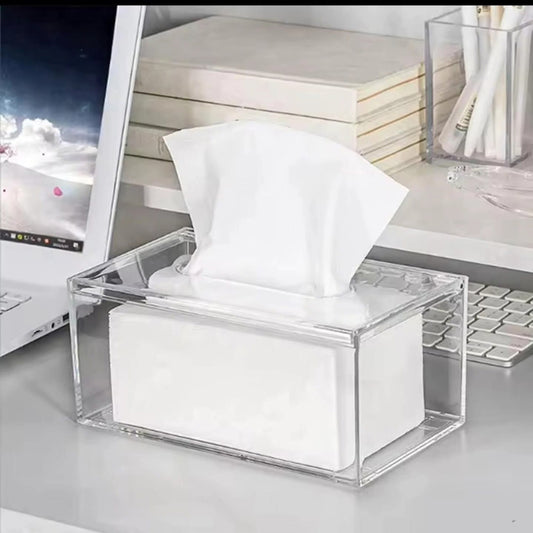 Acrylic serviette holder