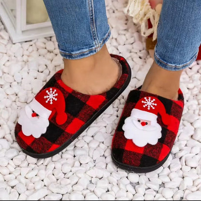 Christmas themed warm indoors shoes