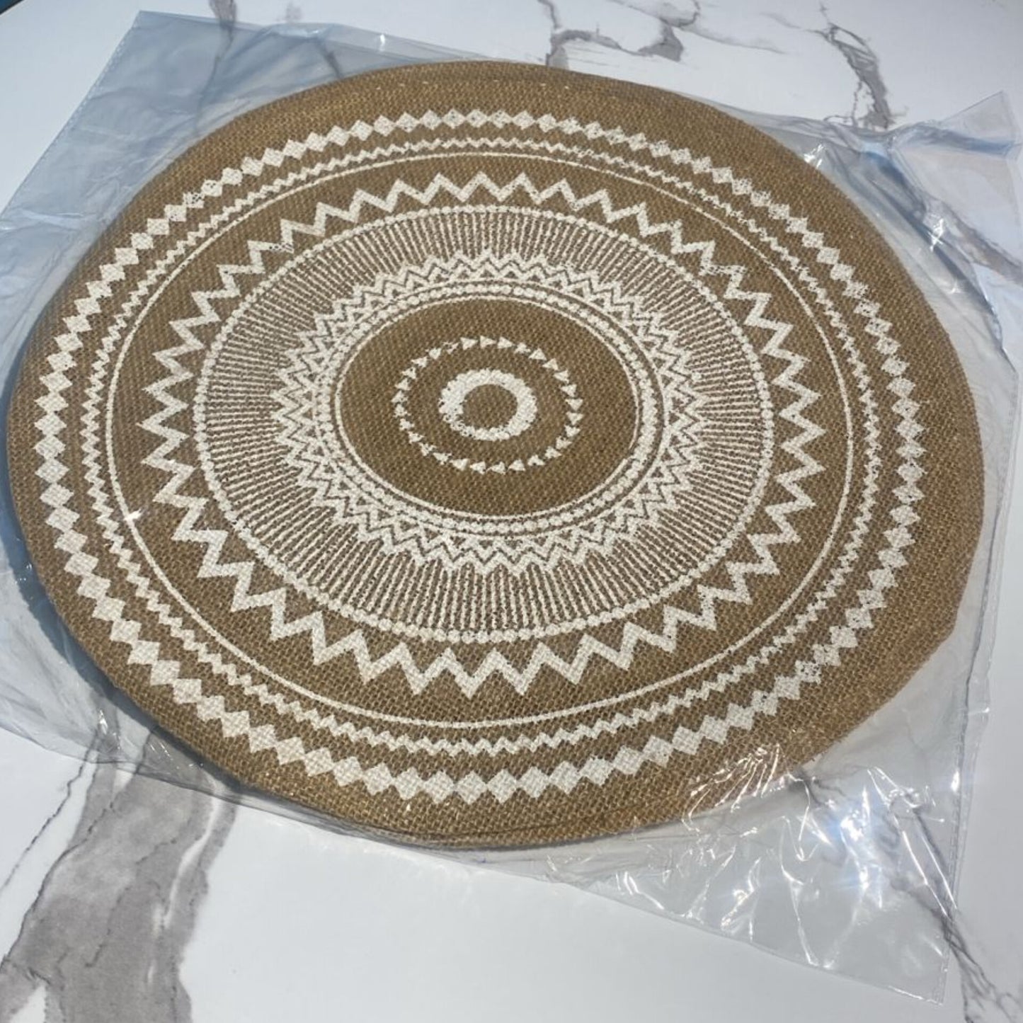 6Pc Boho Jute Table Place Mats