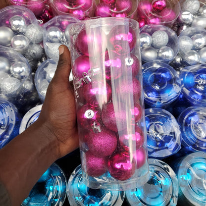 24Pc Christmas Balls