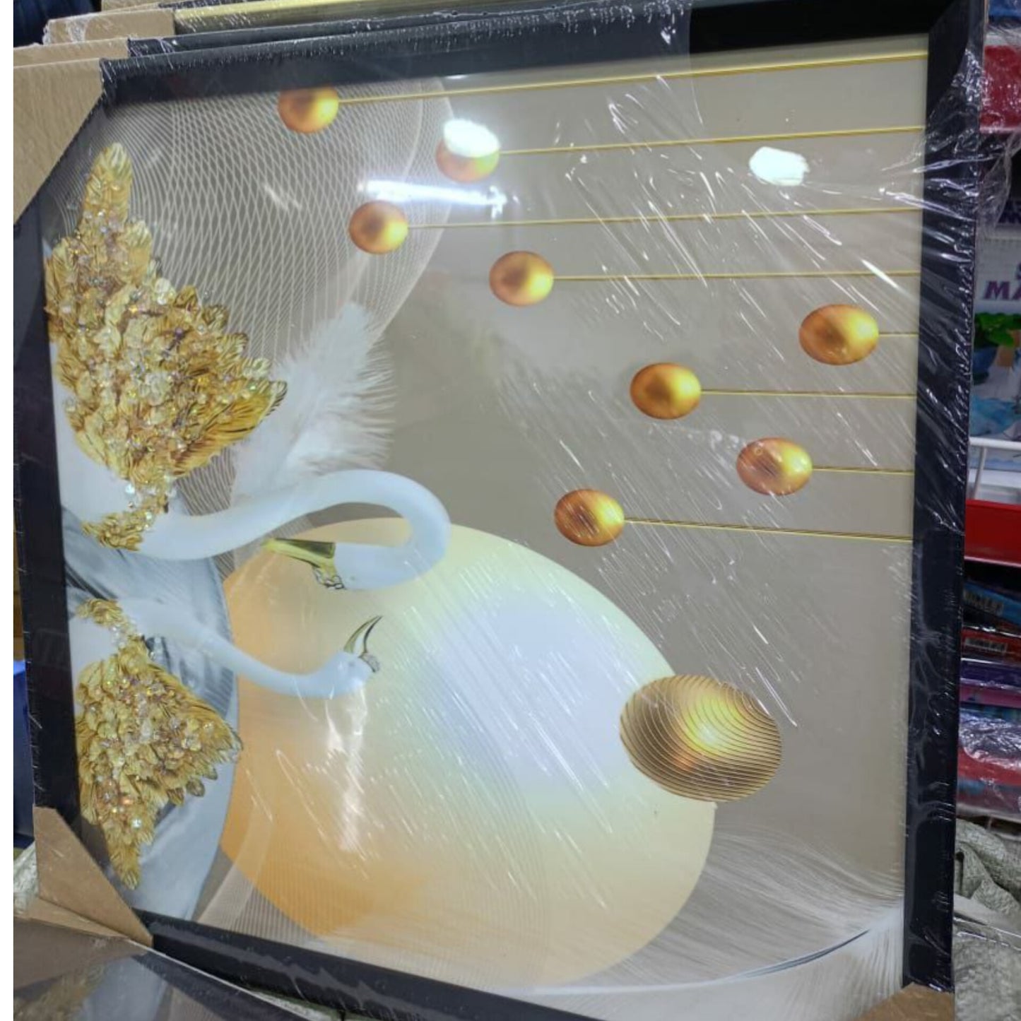 Crystal porcelain decorative painting