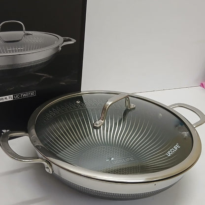Stainless Steel Honeycomb Soup Pot
