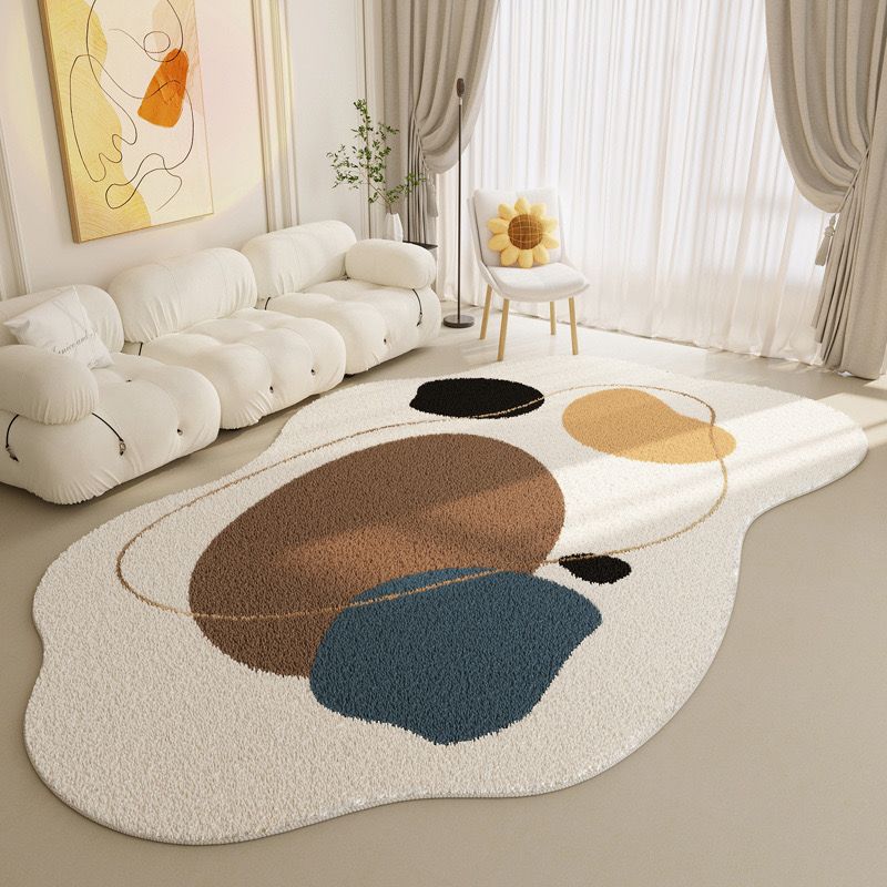 Irregular Abstract Pattern Area Rug
