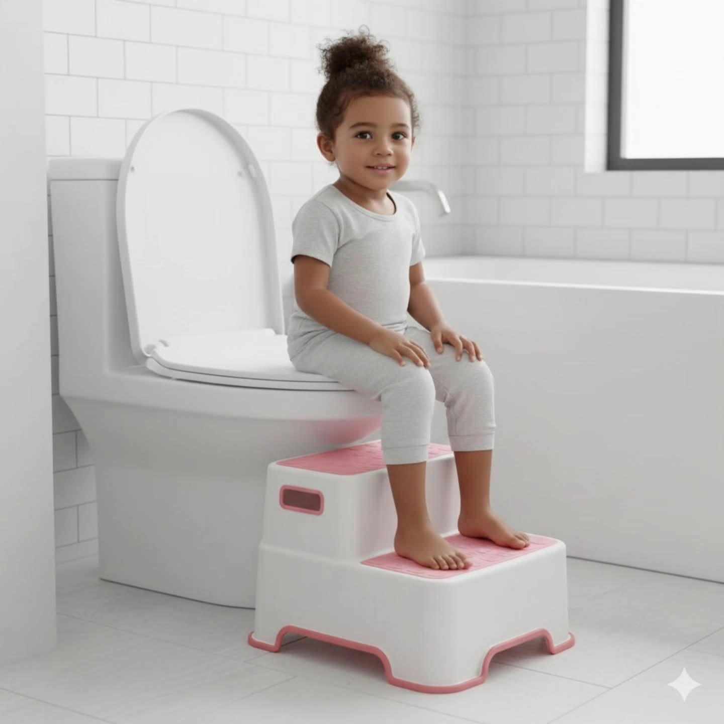 Kids two step stool
