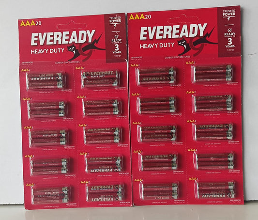 20 Tripple AAA batteries set triple A set