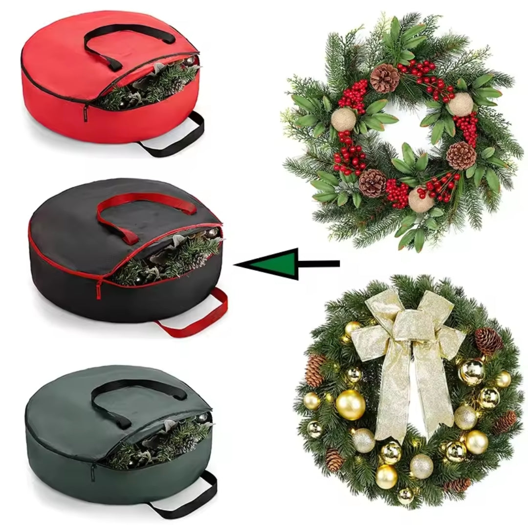 Christmas storage bags for wreath and garland