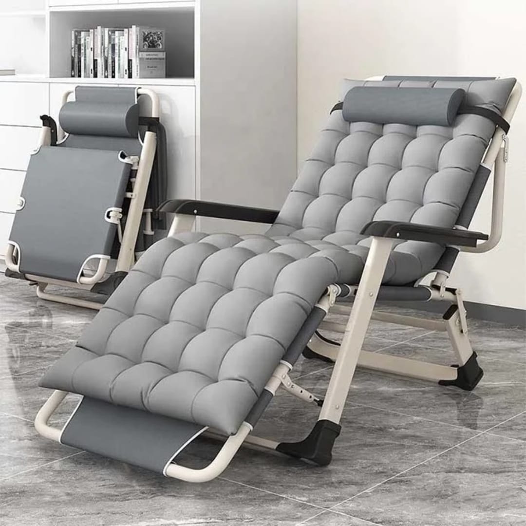 Foldable recliner outdoor lounge chair