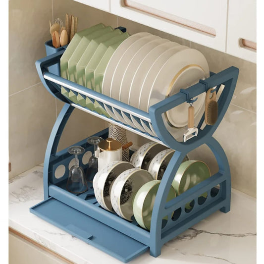 Double Layer Sink Dish Drying Rack Gha