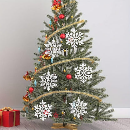 Set Of 6 Snowflake Deco Set |8Cm