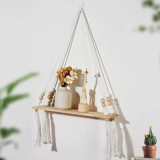 Macrame Wall Hanging Shelf