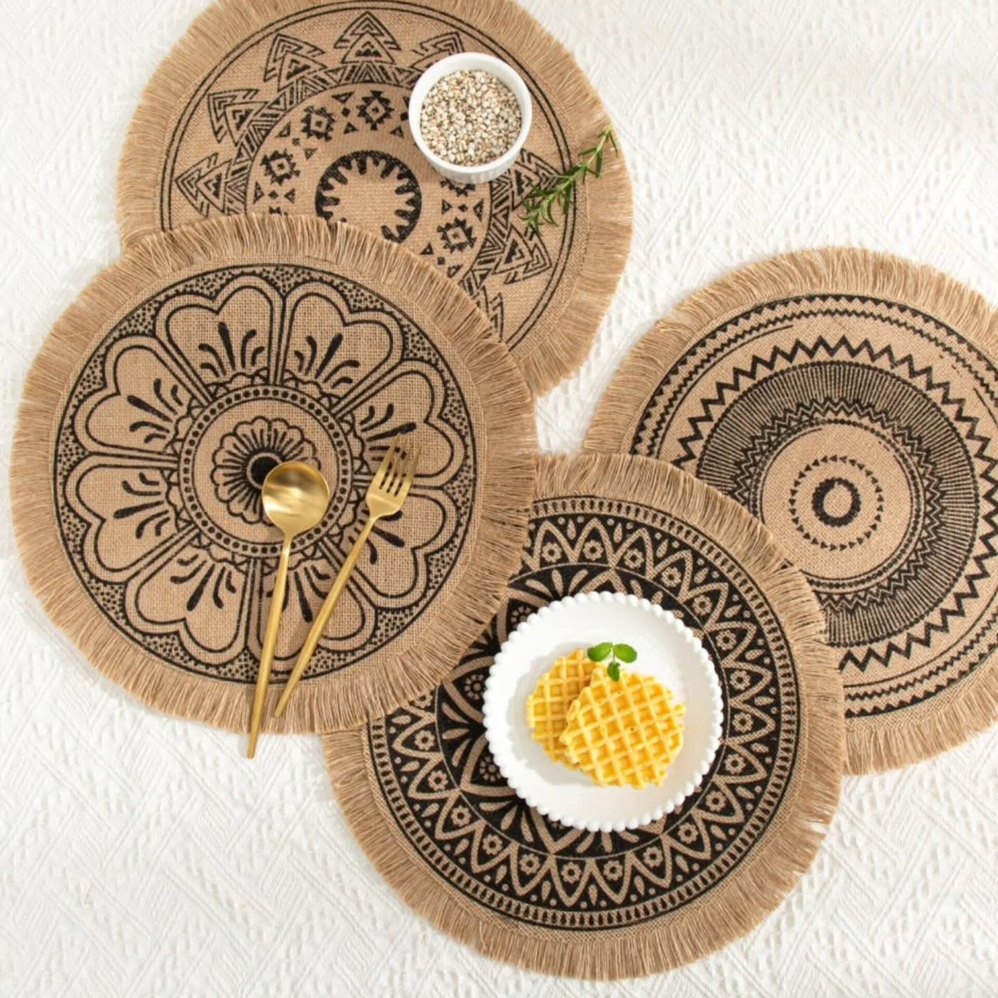 6pcs Boho place mats
