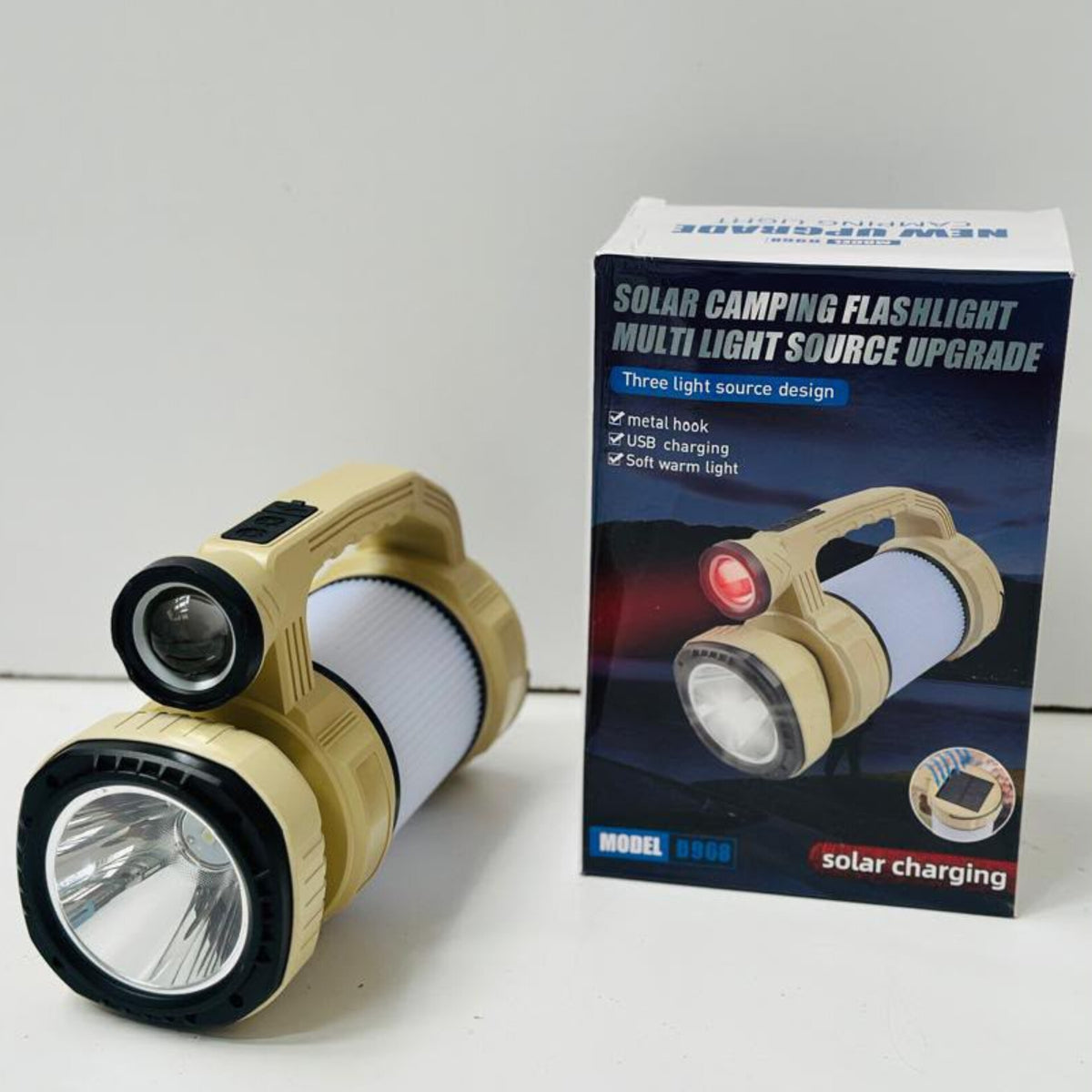 Solar Camping Flashlight