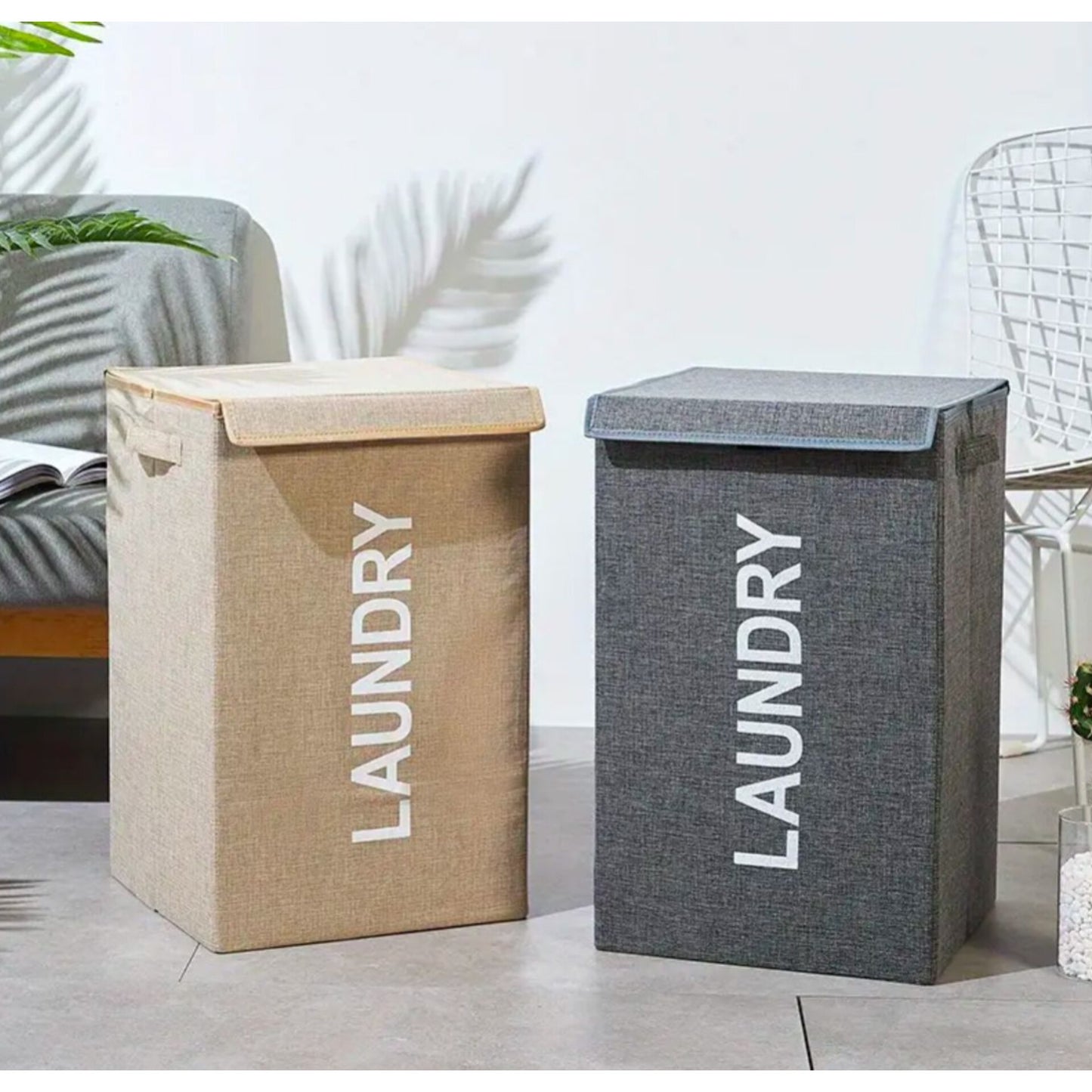 Foldable laundry basket