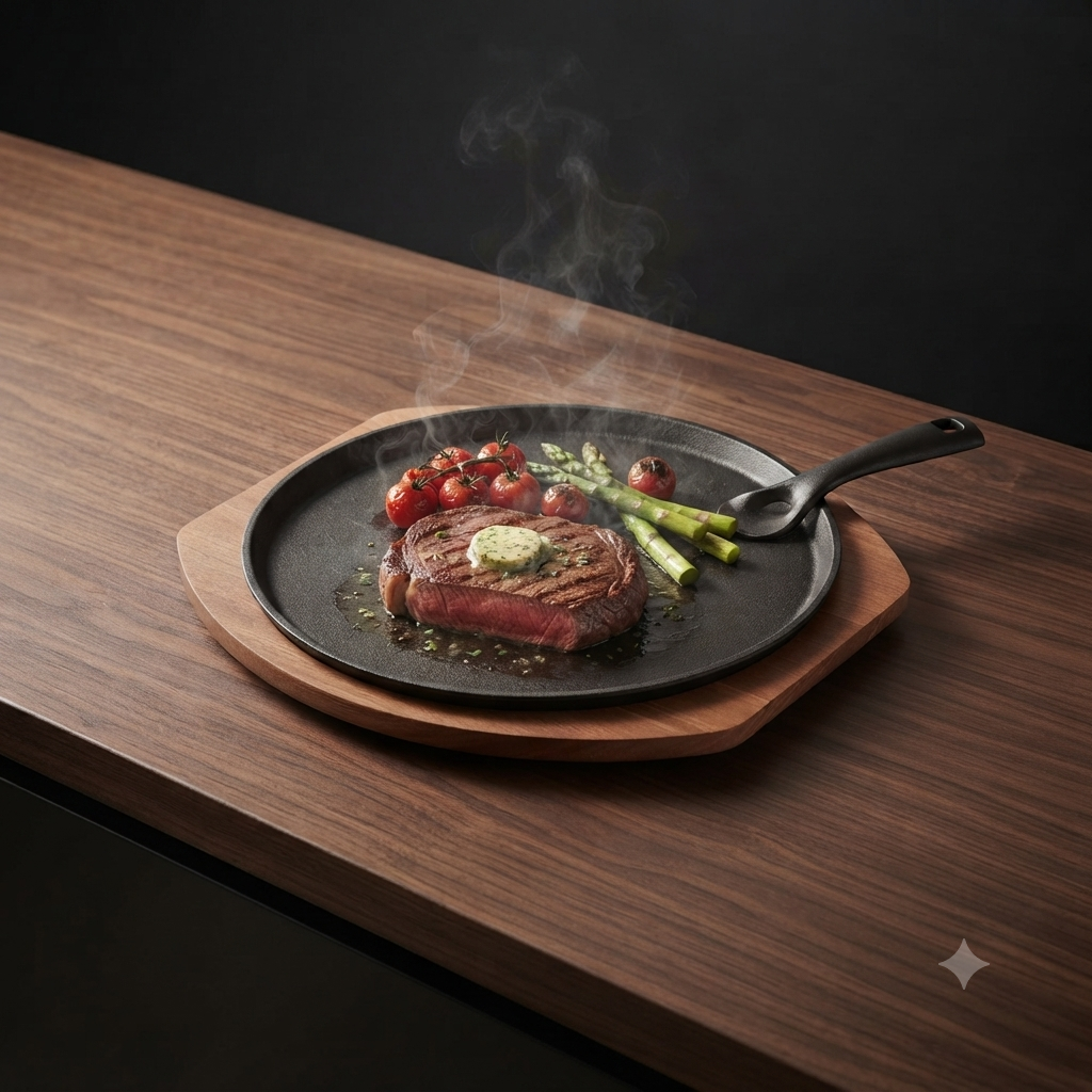 HM-BA347 BA Sizzle Platter Round 29CM