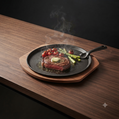 HM-BA347 BA Sizzle Platter Round 29CM