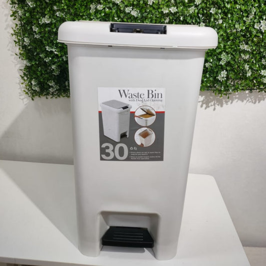30L Pedal push dustbin gha