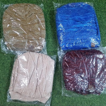 Adults Beanie Hat Scarf Set