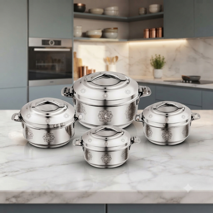 4 pcs  Stainless Steel Hotpots
