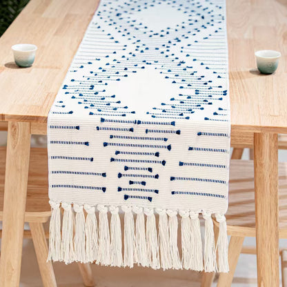 Boho Table Runners with Tassels