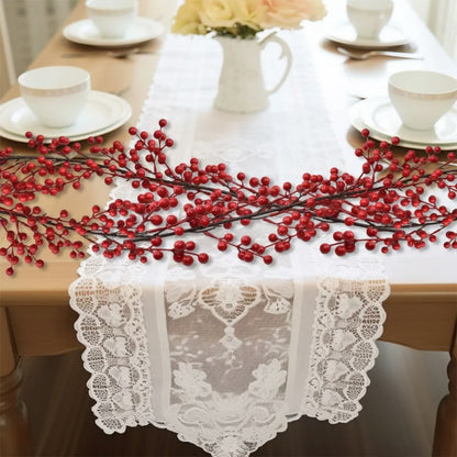 Artificial Red Berry Plants Christmas