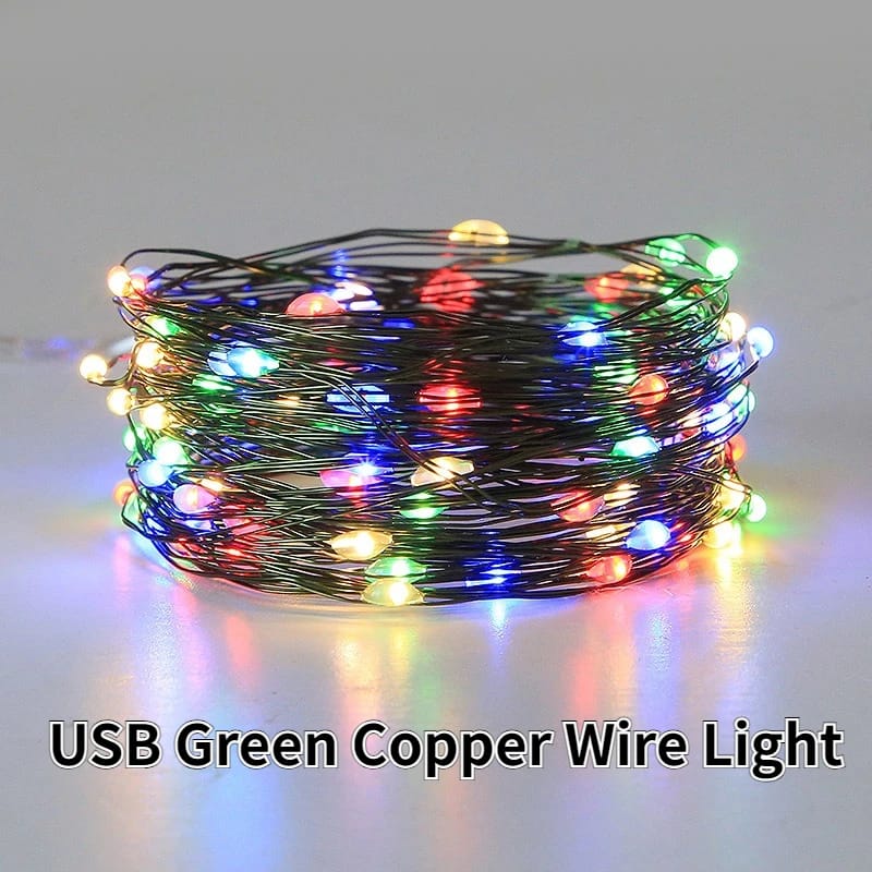 10 Meter Warm White LED String Christmas Tree Lights